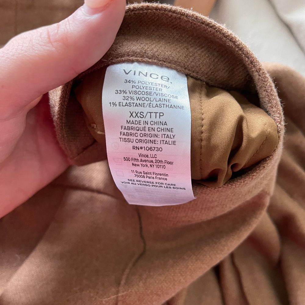 NWT Vince Women's Brushed Mid Rise Easy Pull-On Pant V977422276 915 DBC - Picture 6 of 13